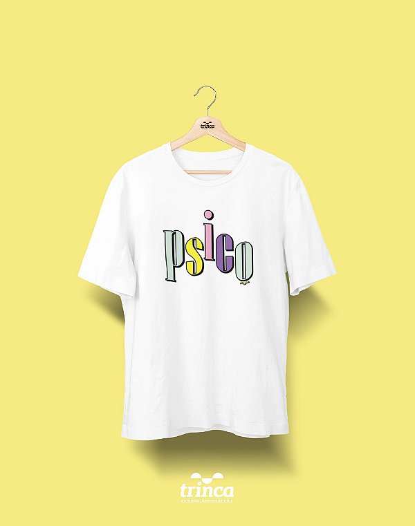 Camiseta Universitária - Psicologia - 90's- Basic