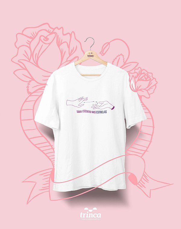 Camiseta Personalizada - Dia do Amor - Escrito nas Estrelas - Basic