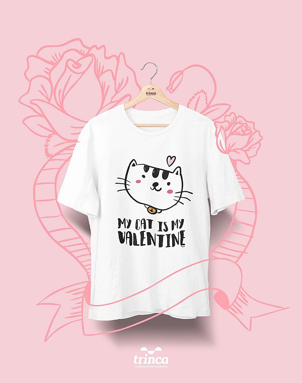 Camiseta Personalizada - Dia do Amor - MyCat - Basic