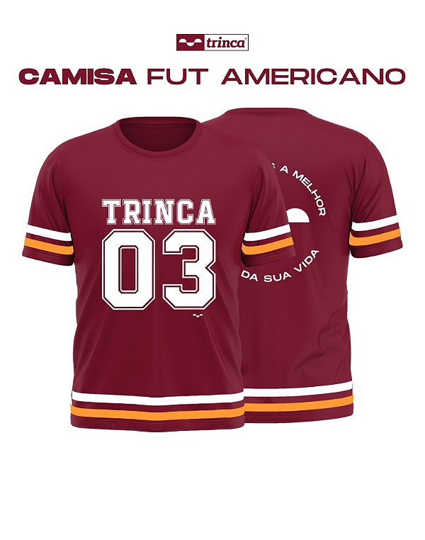 CAMISA – ESTILO FUTEBOL AMERICANO (MÍNIMO 15 PEÇAS)