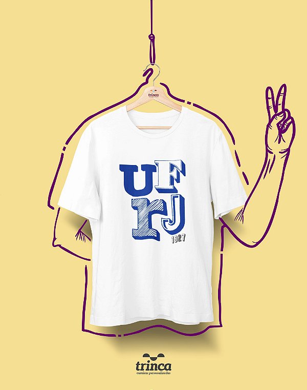 Camiseta - Coleção Sou Federal - URFJ - Basic