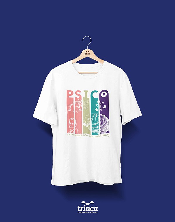 Camisa Universitária Psicologia - Cute But Psycho - Basic