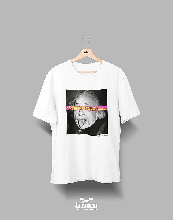 Camiseta - Coleção Imortais - Albert Einstein - Basic