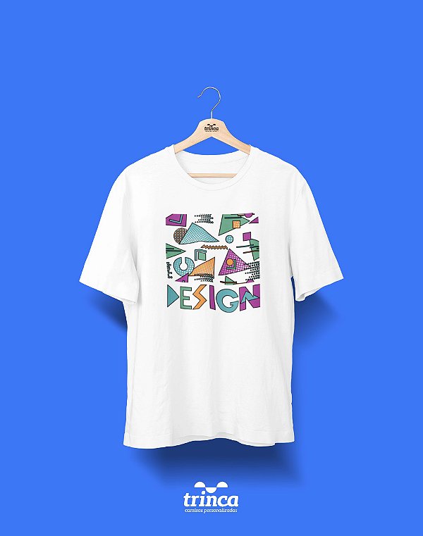 Camisa Universitária Design Gráfico - Memphis - Basic