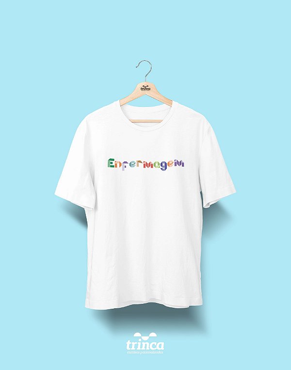 Camiseta Universitária - Enfermagem - Origami - Basic