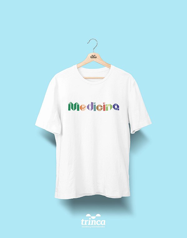 Camiseta Universitária - Medicina - Origami - Basic