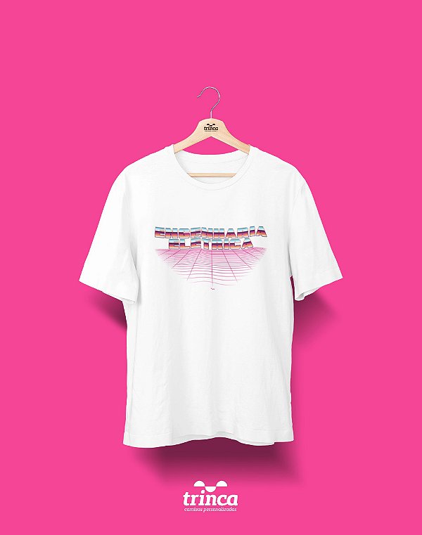 Camiseta Personalizada - 80's - Engenharia Elétrica - Basic