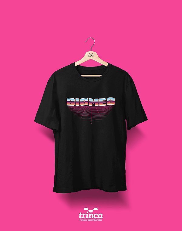 Camiseta Personalizada - 80's - Biomedicina - Basic