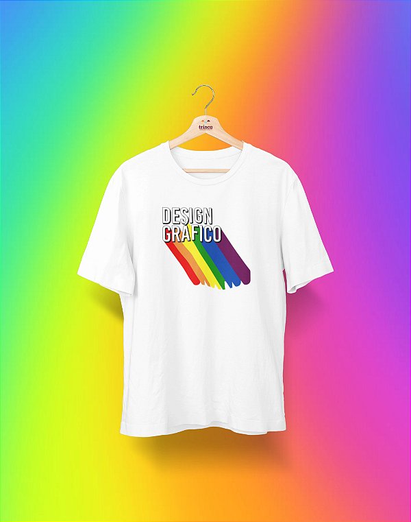 Camiseta Universitária - Design Gráfico - Me Orgulho - Basic