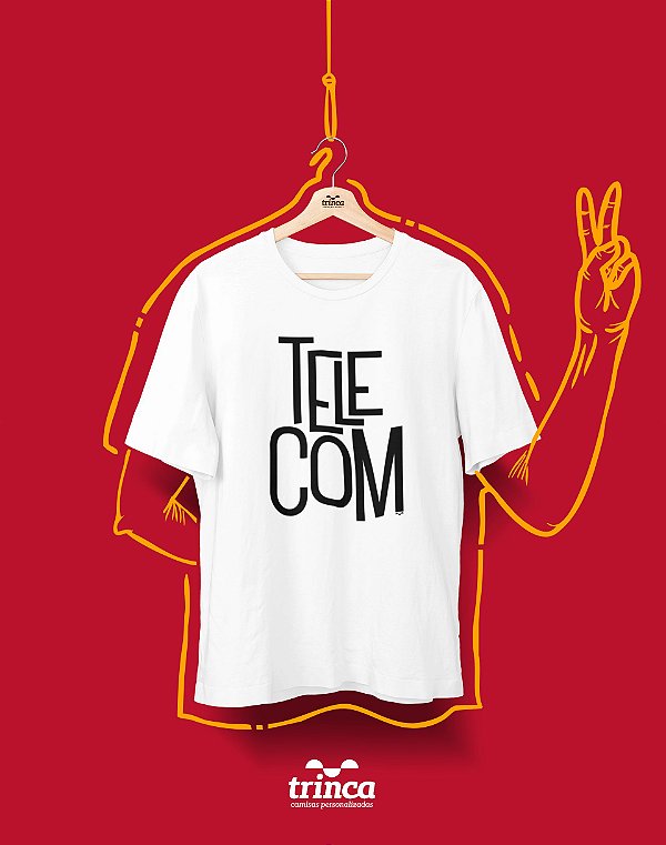 Camiseta Personalizada - Minimal - Telecomunicações - Basic