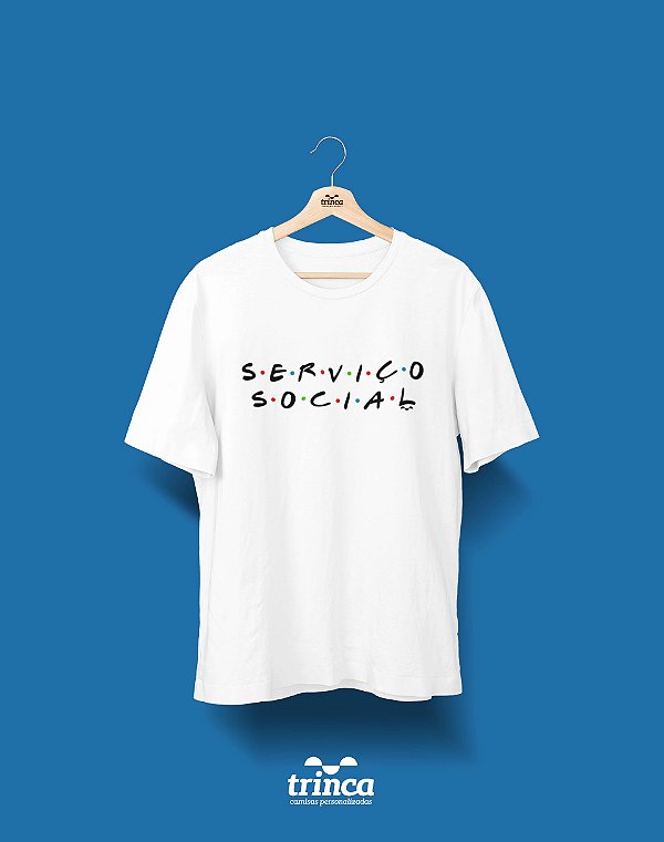 Camisa Universitária Serviço Social - Friends - Basic