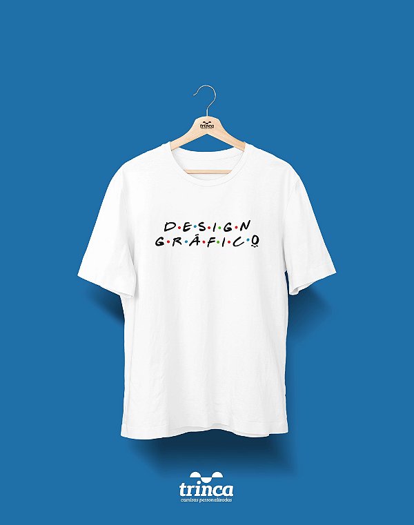 Camisa Universitária Design Gráfico - Friends - Basic