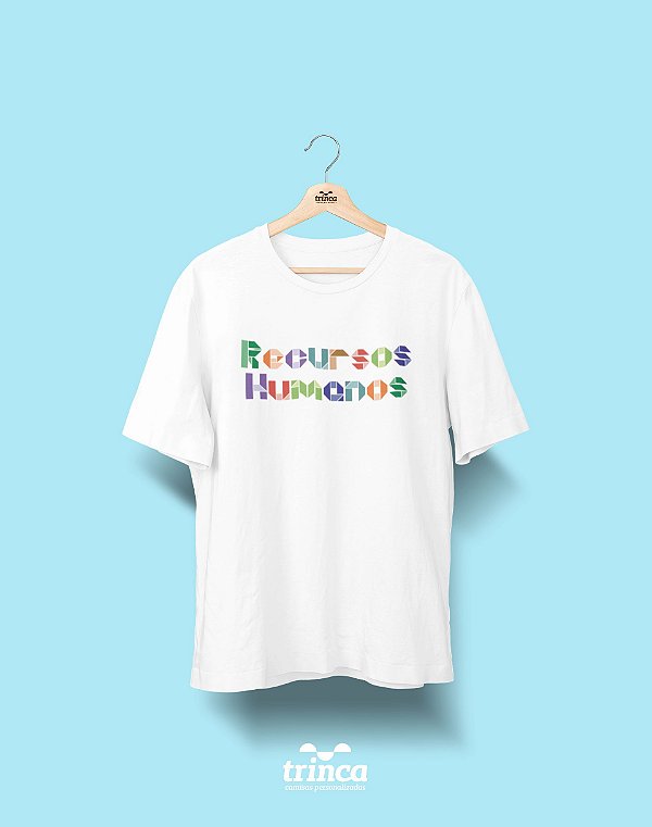 Camiseta Universitária - Recursos Humanos - Origami - Basic