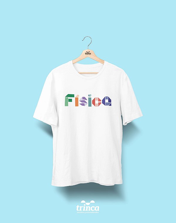 Camiseta Universitária - Física - Origami - Basic