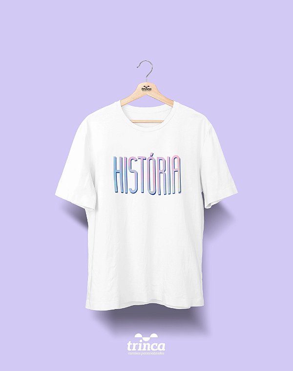 Camiseta Universitária - História - Tie Dye - Basic