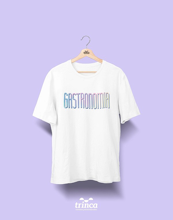 Camiseta Universitária - Gastronomia - Tie Dye - Basic