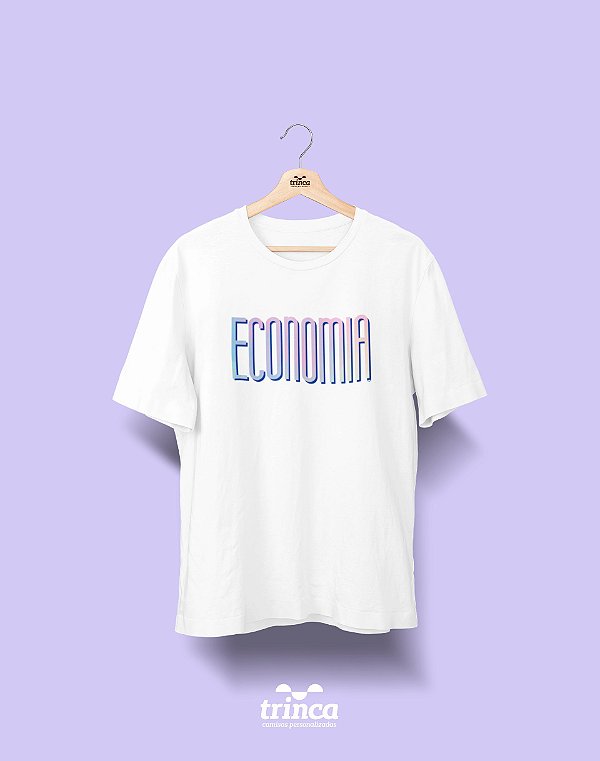Camiseta Universitária - Economia - Tie Dye - Basic