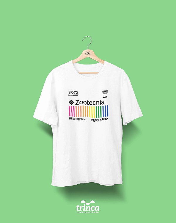 Camiseta Universitária - Zootecnia - Polaroid - Basic