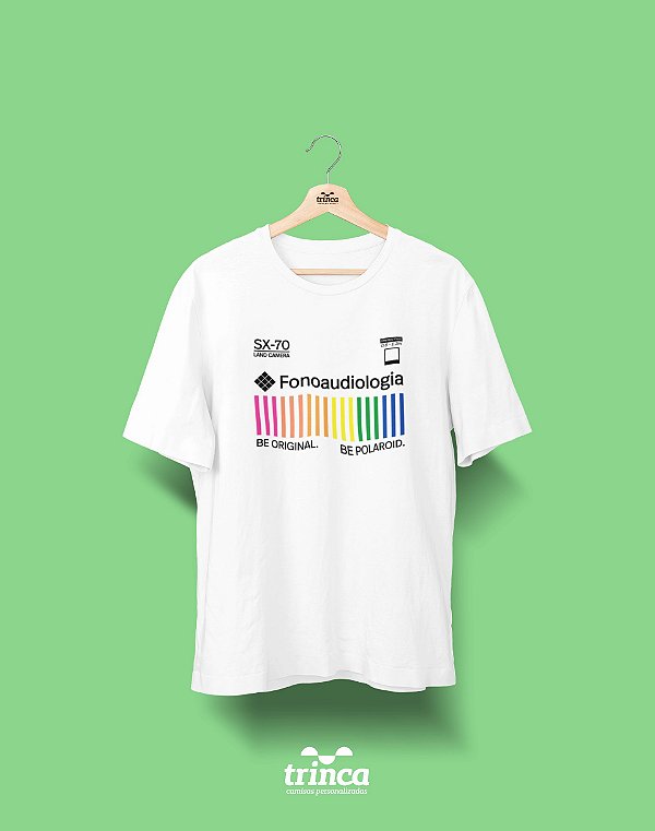 Camiseta Universitária - Fonoaudiologia - Polaroid - Basic
