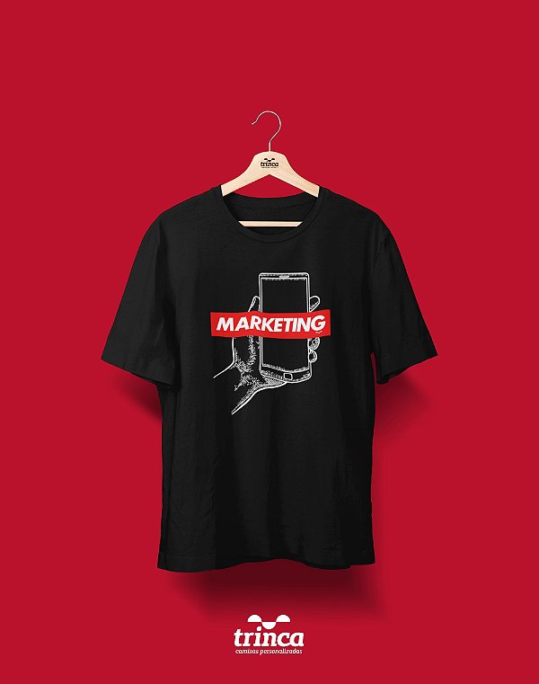 Camiseta Universitária - Marketing - Supreme - Basic