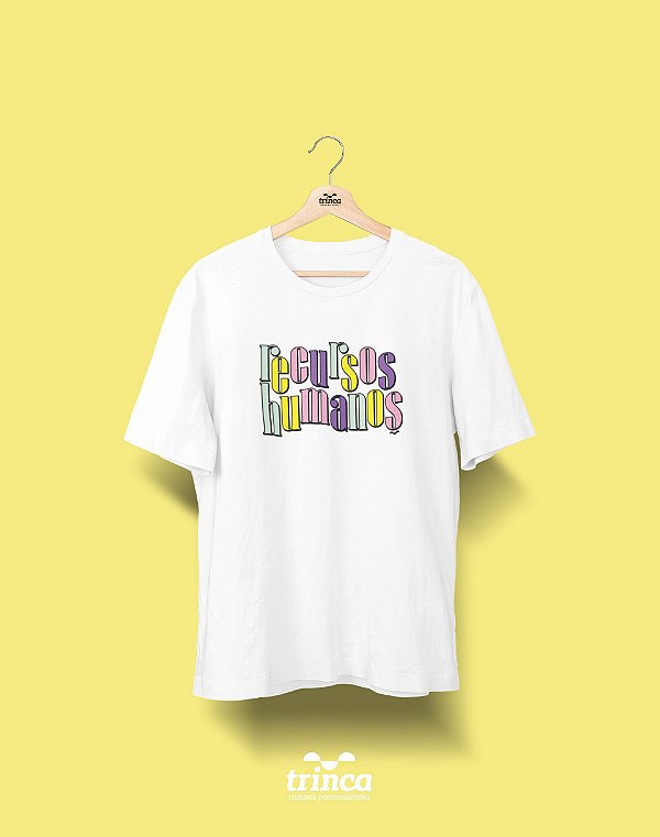 Camiseta Universitária - Recursos Humanos - 90's - Basic