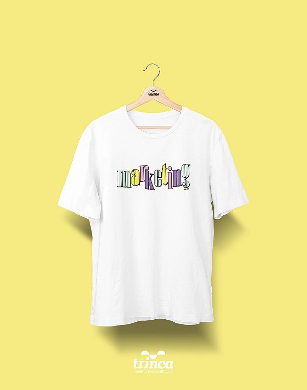 Camiseta Universitária - Marketing - 90's - Basic