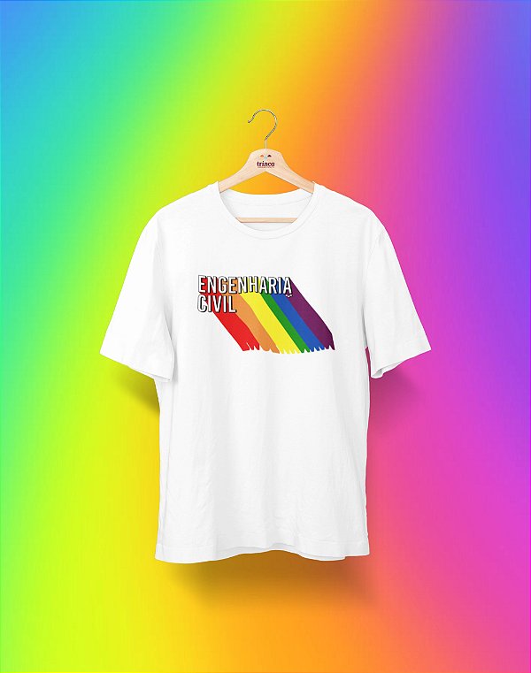 Camiseta Universitária - Engenharia Civil - Me Orgulho - Basic