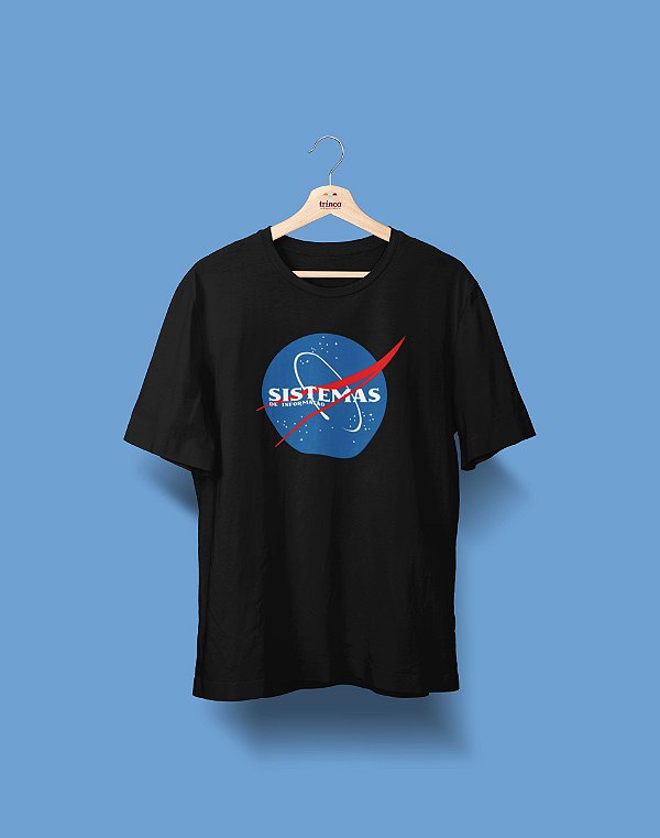 Camiseta Universitária - Sistemas de Informação - Nasa - Basic
