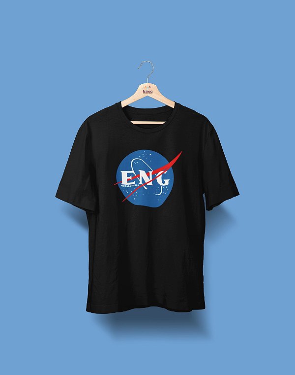 Camiseta Universitária - Engenharia Metalúrgica - Nasa - Basic
