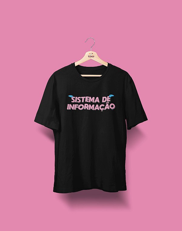 Camiseta Universitária - Sistemas de Informação - Voe Alto - Basic