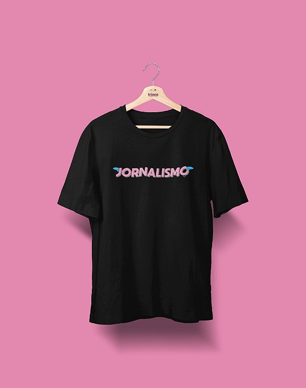 Camiseta Universitária - Jornalismo - Voe Alto - Basic