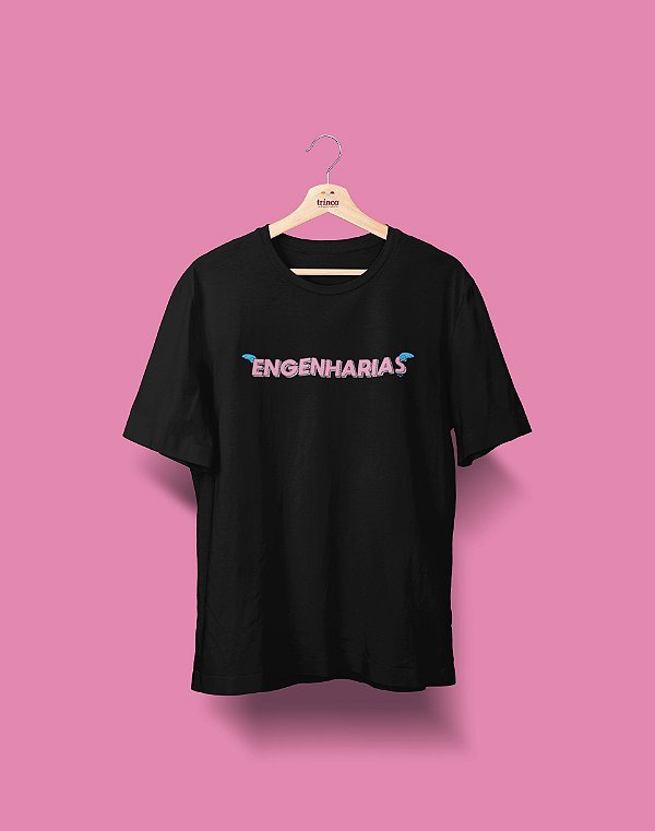 Camiseta Universitária - Engenharias - Voe Alto - Basic