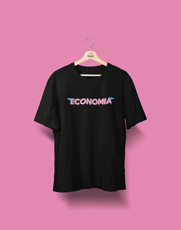 Camiseta Universitária - Economia - Voe Alto - Basic