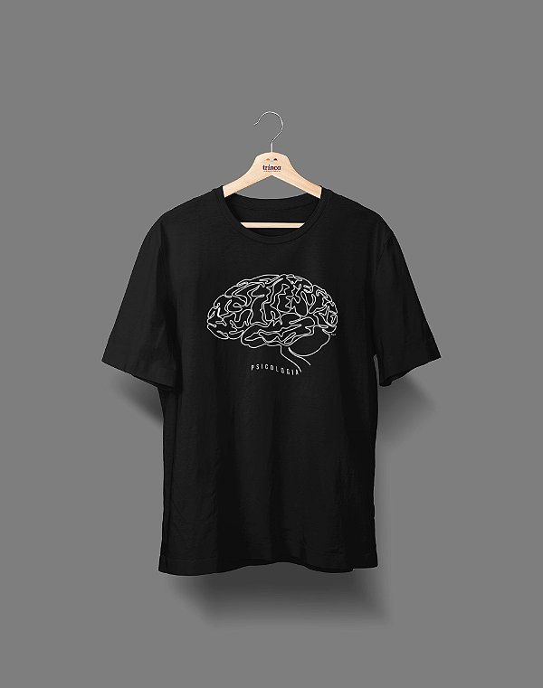 Camiseta Universitária - Psicologia - Fine Line - Basic