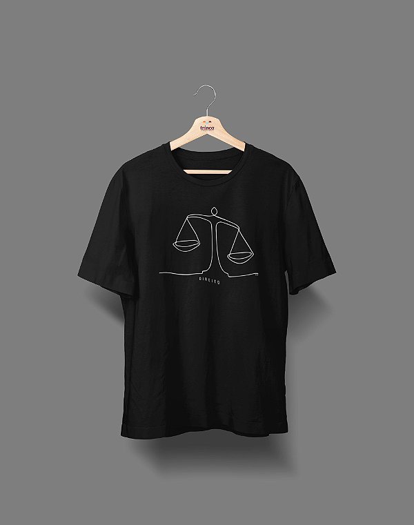 Camiseta Universitária - Direito - Fine Line - Basic