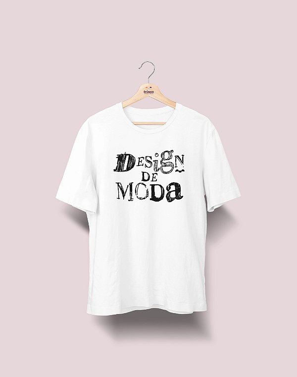 Camiseta Universitária - Design de Moda - Nanquim - Basic