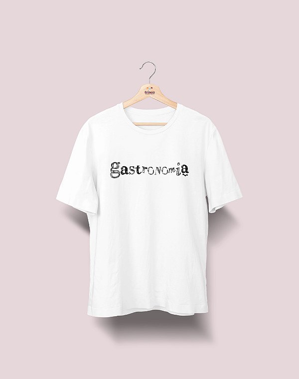 Camiseta Universitária - Gastronomia - Nanquim - Basic