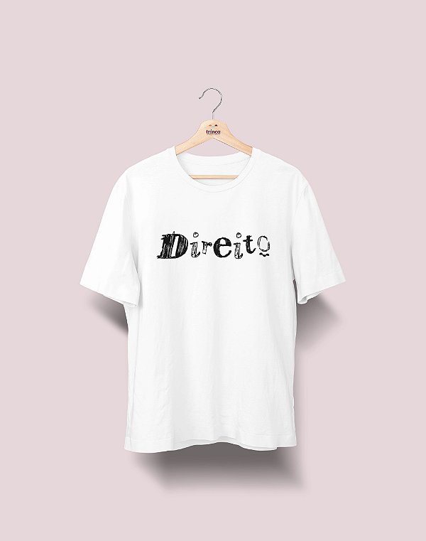 Camiseta Universitária - Direito - Nanquim - Basic