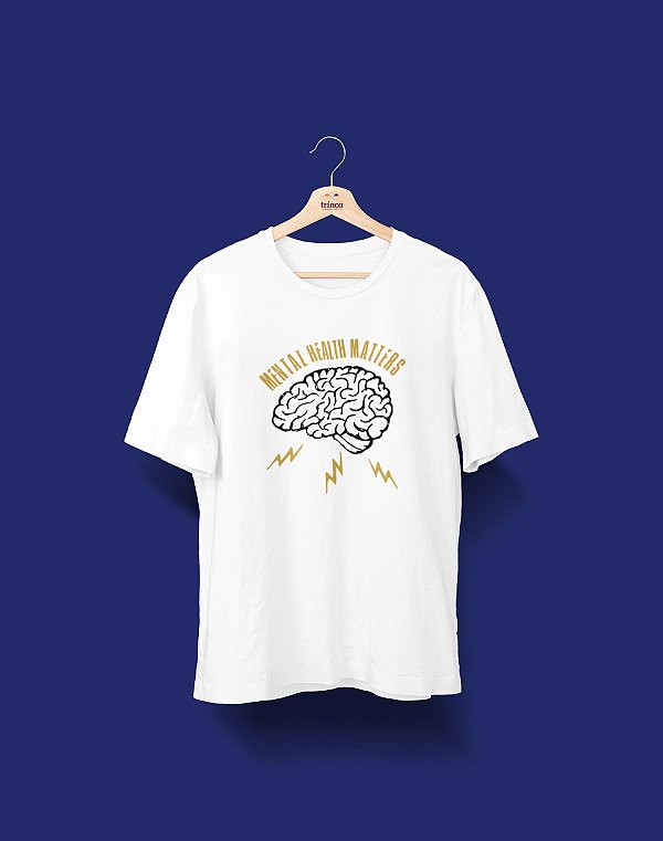 Camisa Universitária - Psicologia - Mental Health - Basic