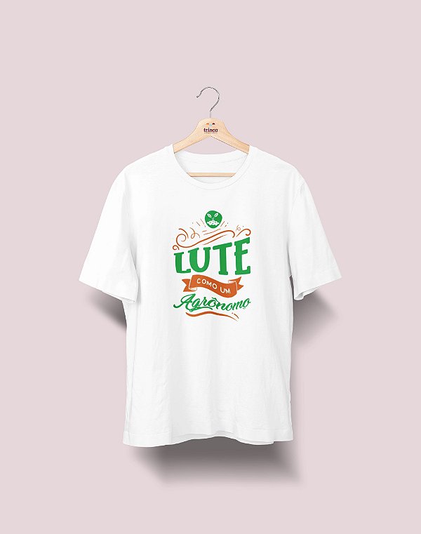 Camiseta Universitária - Agronomia - Lute Como - Ele - Basic