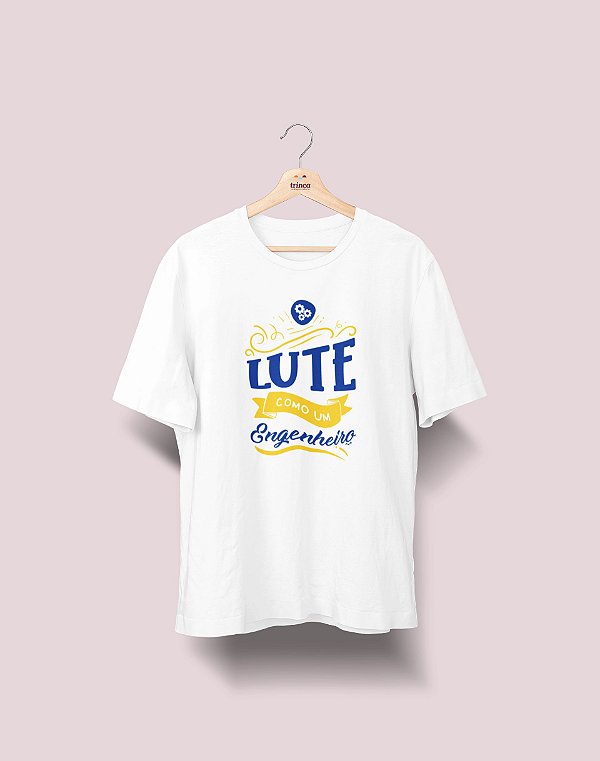 Camiseta Universitária - Engenharia - Lute Como - Ele - Basic