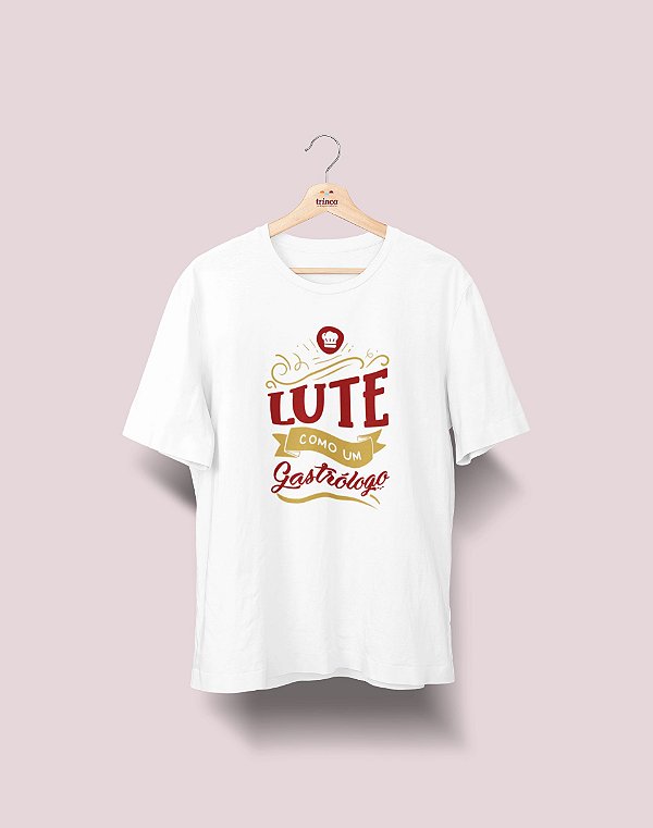 Camiseta Universitária - Gastronomia - Lute Como - Ele - Basic
