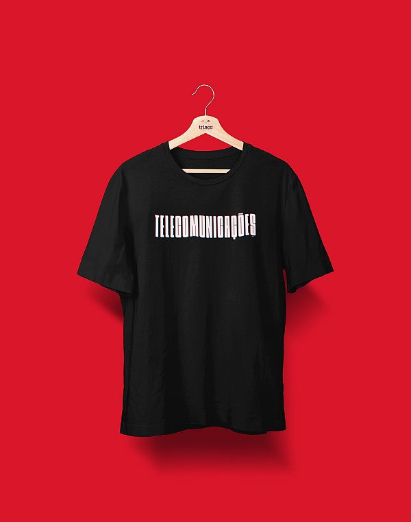 Camiseta Universitária - Coleção 3D - Telecomunicações - Basic