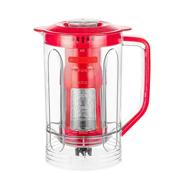 Copo Para Liquidificador Mondial Turbo Power 550w Original Vermelho