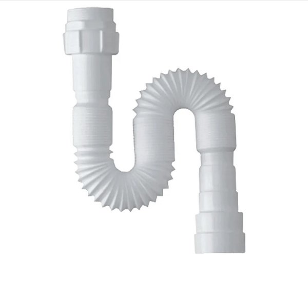 Sifão Sanfonando 40mm a 50mm para Pias Cubas Lavatorios Tanques