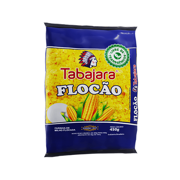 Flocão de Milho Cuscuz Bolo e Polenta 100% Milho Natural Tabajara