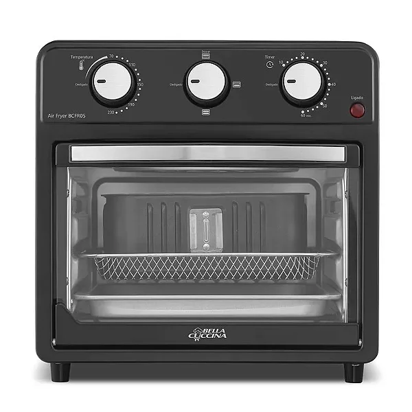 Fritadeira Air Fryer Bella Cuccina Quadrada Tipo Forno Embutido 127