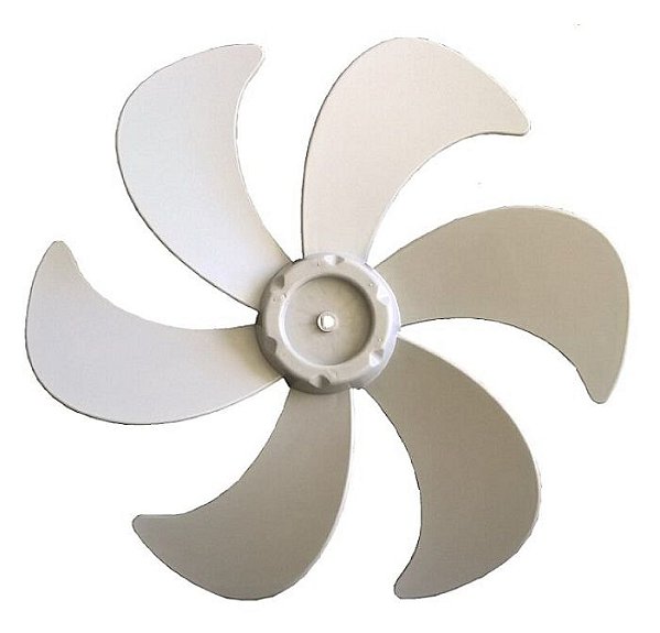 Hélice 6 Pás 40cm para Ventilador Britânia Turbo Bvt40 Cinza Original