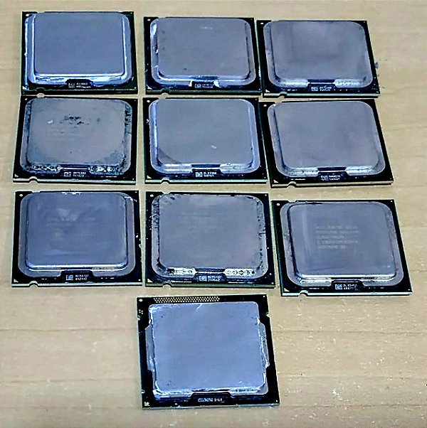 Lote 27 Processadores Intel 775 Testados com Garantia. Vendo Somente o Lote.