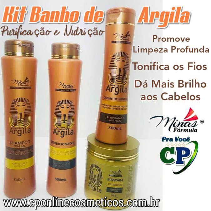 Kit Completo Banho de Argila - Minas Fórmula